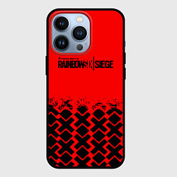 Чехол для iPhone 13 Pro Rainbow six gamer, цвет: 3D-черный