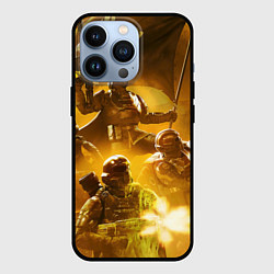 Чехол для iPhone 13 Pro Helldivers 2: Hell Troopers, цвет: 3D-черный