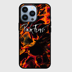 Чехол для iPhone 13 Pro Pink Floyd red lava, цвет: 3D-черный