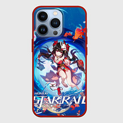 Чехол для iPhone 13 Pro Искорка из Хонкая, цвет: 3D-красный