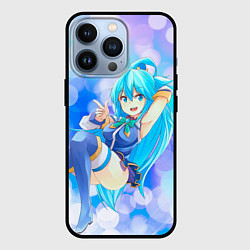 Чехол для iPhone 13 Pro Аква из Коносубы, цвет: 3D-черный