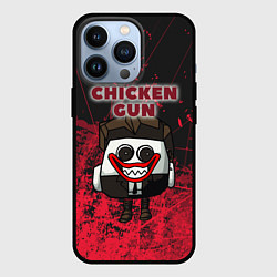 Чехол для iPhone 13 Pro Chicken gun clown, цвет: 3D-черный