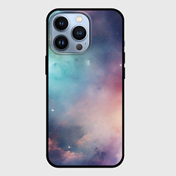 Чехол для iPhone 13 Pro Нежный космос, цвет: 3D-черный