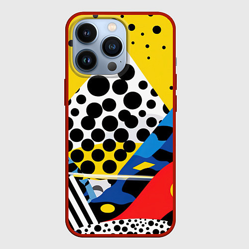 Чехол iPhone 13 Pro Путь в неизведанное / 3D-Красный – фото 1