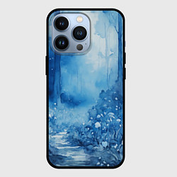 Чехол для iPhone 13 Pro Грибной лесок, цвет: 3D-черный