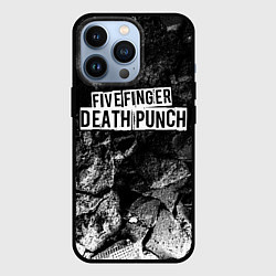 Чехол для iPhone 13 Pro Five Finger Death Punch black graphite, цвет: 3D-черный