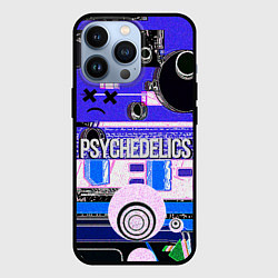 Чехол для iPhone 13 Pro Psychedelics, цвет: 3D-черный