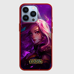 Чехол для iPhone 13 Pro League of Legends Kaisa Kda style, цвет: 3D-красный
