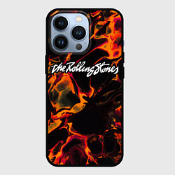 Чехол для iPhone 13 Pro Rolling Stones red lava, цвет: 3D-черный