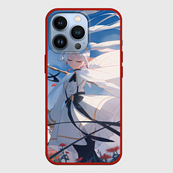 Чехол для iPhone 13 Pro Sousou no Frieren Фрирен beautiful, цвет: 3D-красный