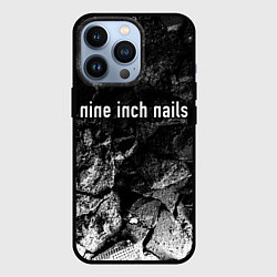 Чехол для iPhone 13 Pro Nine Inch Nails black graphite, цвет: 3D-черный