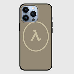 Чехол для iPhone 13 Pro Half-Life: Decay бежевый, цвет: 3D-черный