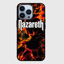 Чехол для iPhone 13 Pro Nazareth red lava, цвет: 3D-черный