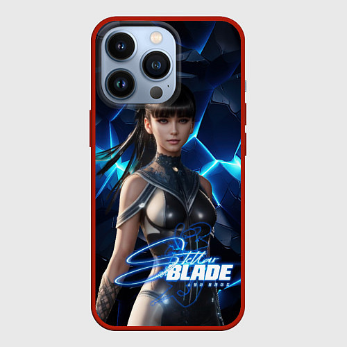 Чехол iPhone 13 Pro Stellar Blade Eve ледяная стена / 3D-Красный – фото 1