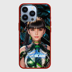 Чехол для iPhone 13 Pro Stellar Blade Eve green texture, цвет: 3D-красный