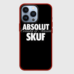 Чехол для iPhone 13 Pro Skuf absolut, цвет: 3D-красный