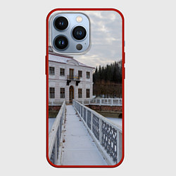 Чехол для iPhone 13 Pro Петергоф дворец Марли, цвет: 3D-красный