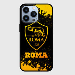 Чехол для iPhone 13 Pro Roma - gold gradient, цвет: 3D-черный