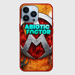 Чехол для iPhone 13 Pro Abiotic Factor монстры, цвет: 3D-красный