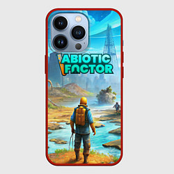 Чехол для iPhone 13 Pro Abiotic Factor один персонаж, цвет: 3D-красный