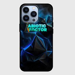 Чехол для iPhone 13 Pro Abiotic Factor логотип холодный фон, цвет: 3D-черный