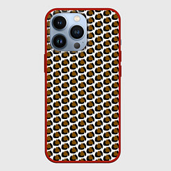 Чехол для iPhone 13 Pro Паттерн пятнышки, цвет: 3D-красный