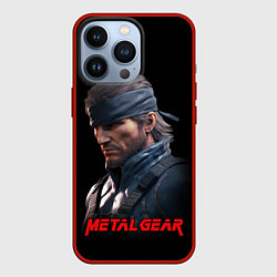 Чехол для iPhone 13 Pro Веном Снейк из игры Metal gear, цвет: 3D-красный