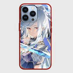 Чехол для iPhone 13 Pro Honkai Star Rail Jingliu white, цвет: 3D-красный
