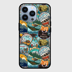 Чехол iPhone 13 Pro Adventure stickers