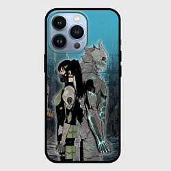Чехол для iPhone 13 Pro Хибино и Аширо -Кайдзю номер 8, цвет: 3D-черный