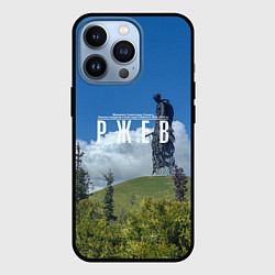 Чехол для iPhone 13 Pro Ржев Мемориал Советскому Солдату, цвет: 3D-черный