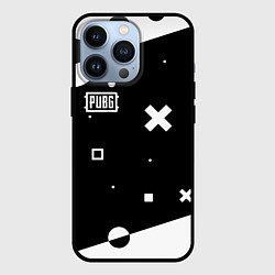 Чехол для iPhone 13 Pro PUBG game pattern, цвет: 3D-черный