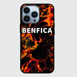 Чехол для iPhone 13 Pro Benfica red lava, цвет: 3D-черный