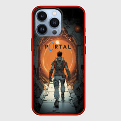 Чехол для iPhone 13 Pro Вперед в портал, цвет: 3D-красный