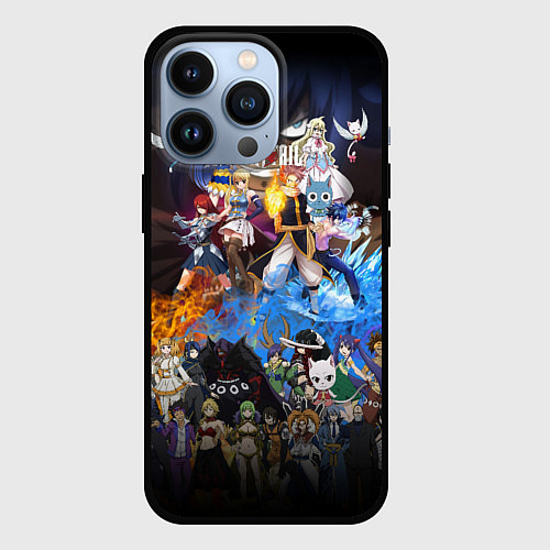 Чехол iPhone 13 Pro Фейри Тейл / 3D-Черный – фото 1