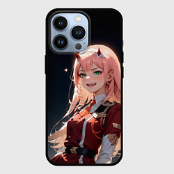 Чехол для iPhone 13 Pro Милый во франксе - zero two, цвет: 3D-черный