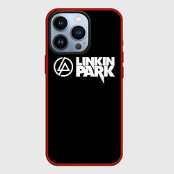 Чехол для iPhone 13 Pro Linkin park logo rock music, цвет: 3D-красный