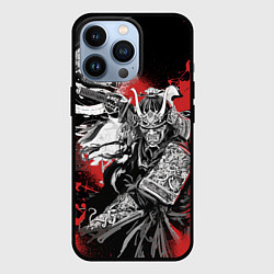 Чехол для iPhone 13 Pro Самурай змей, цвет: 3D-черный