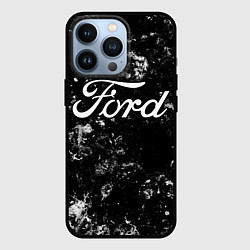 Чехол для iPhone 13 Pro Ford black ice, цвет: 3D-черный