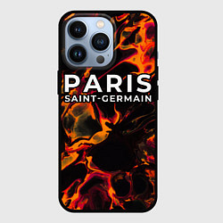 Чехол для iPhone 13 Pro PSG red lava, цвет: 3D-черный