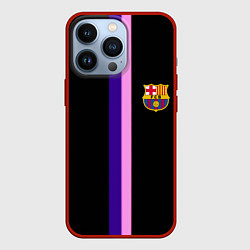 Чехол для iPhone 13 Pro Barcelona line, цвет: 3D-красный