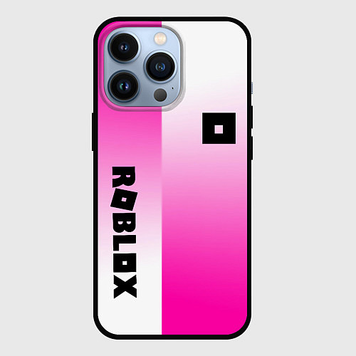 Чехол iPhone 13 Pro Roblox geometry gradient / 3D-Черный – фото 1