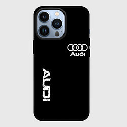 Чехол для iPhone 13 Pro AUDI sport white, цвет: 3D-черный