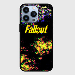 Чехол для iPhone 13 Pro Fallout краски, цвет: 3D-черный