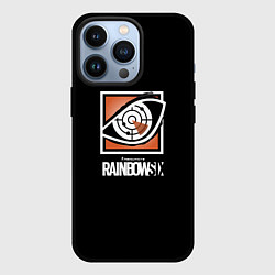 Чехол для iPhone 13 Pro Rainbow six logo ubisoft favorite, цвет: 3D-черный