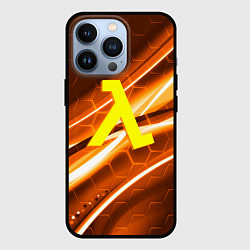 Чехол для iPhone 13 Pro Half life valve steel, цвет: 3D-черный