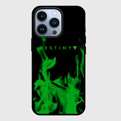 Чехол для iPhone 13 Pro Destiny fire green, цвет: 3D-черный