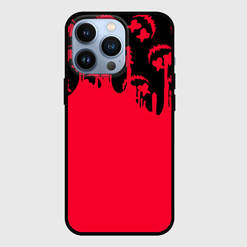 Чехол iPhone 13 Pro Christopher Comstock marshmello / 3D-Черный – фото 1