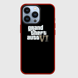 Чехол для iPhone 13 Pro GTA 6 game, цвет: 3D-красный