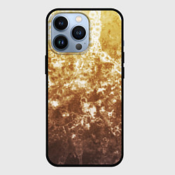 Чехол для iPhone 13 Pro Абстракция - yellow sad weather, цвет: 3D-черный